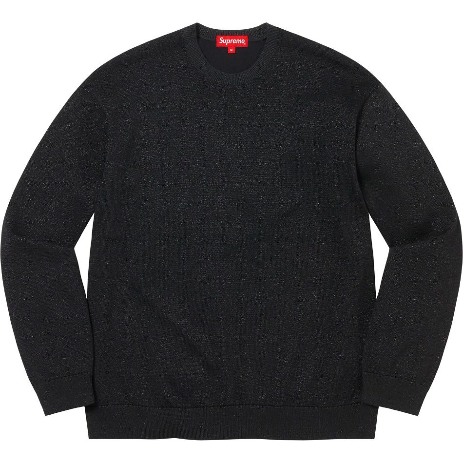 Suéteres Supreme Metallic L/S Top Negras | Supreme 296BC